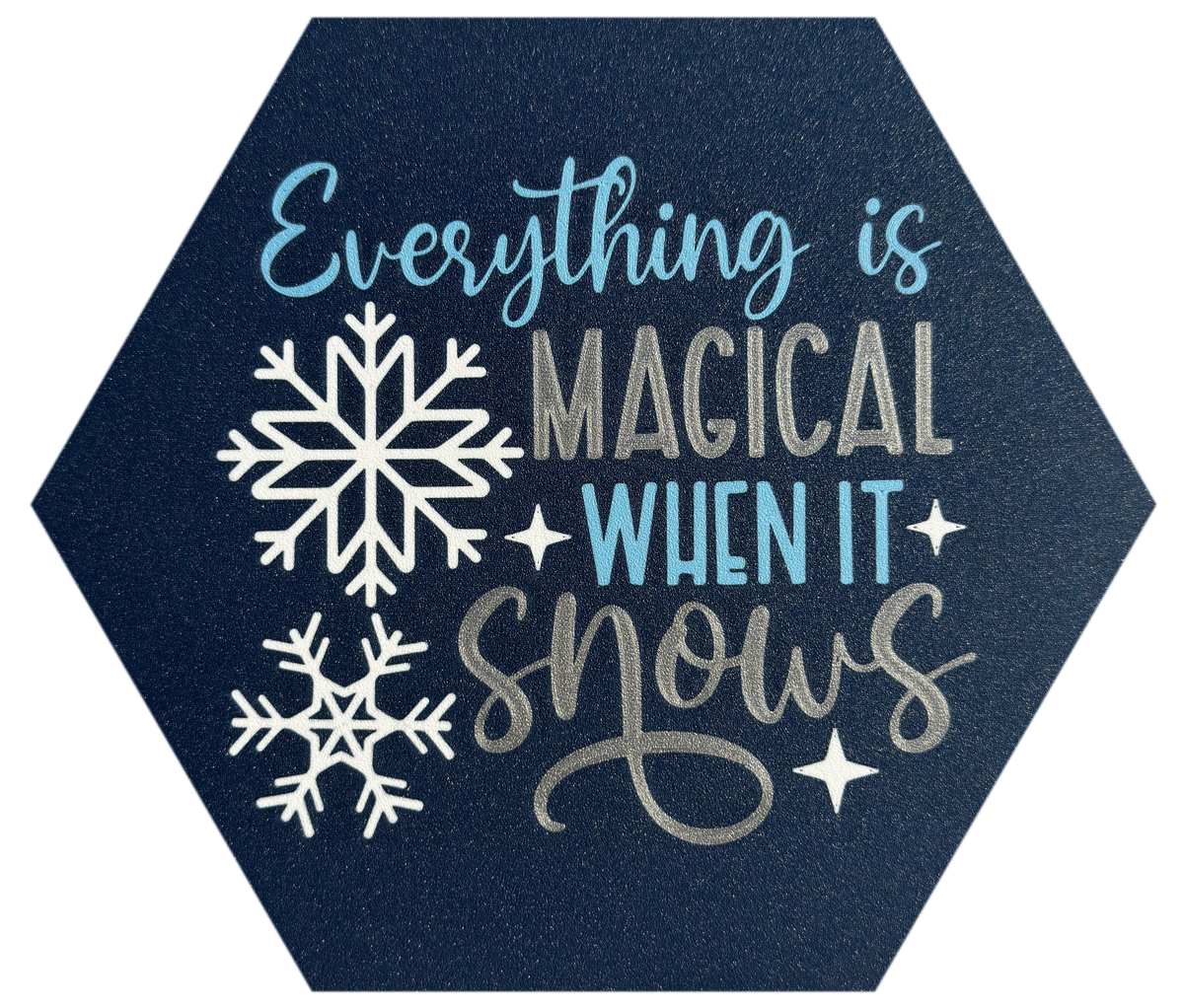 Everything is magical when it snows