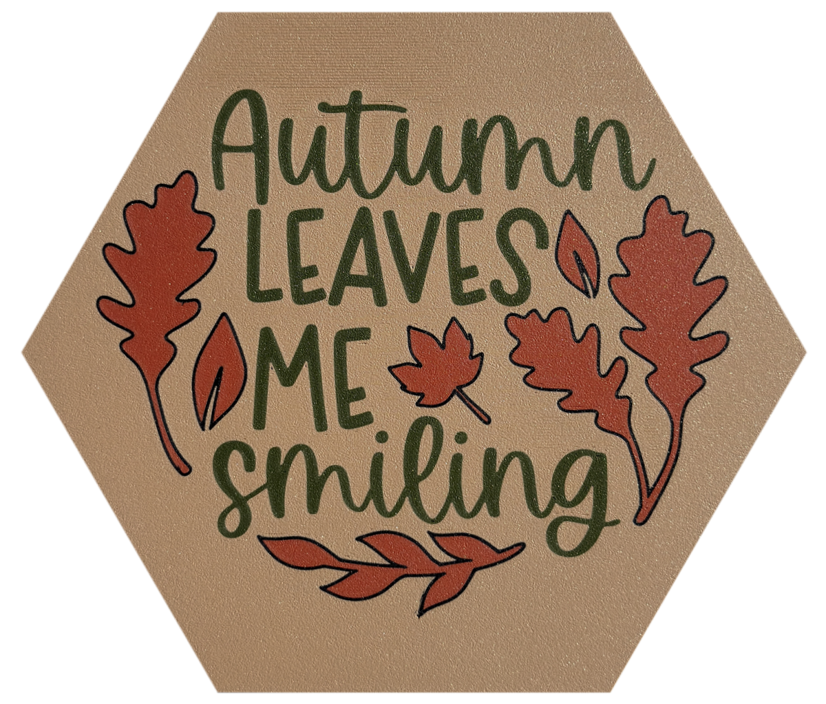 Autumn leaves me smiling