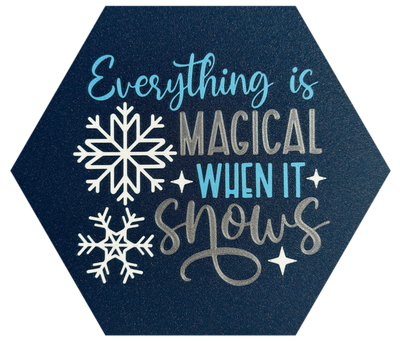 Everything is magical when it snows