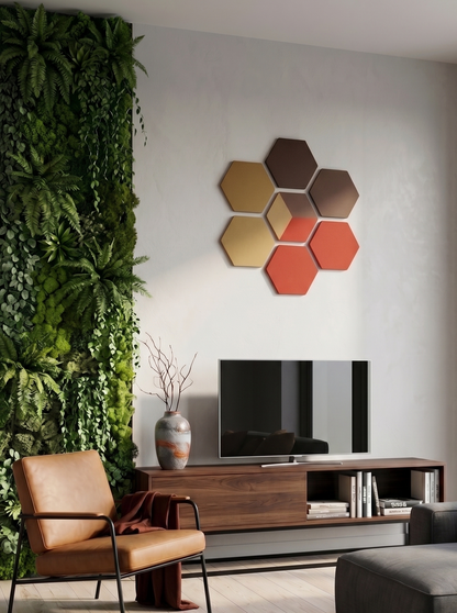 Brown Cube Pattern