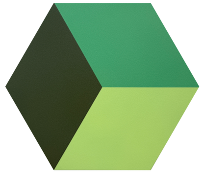 Green Cube Pattern