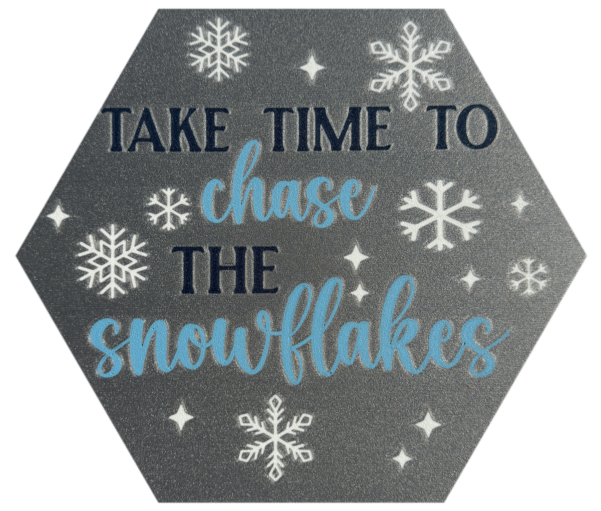 Take time to chase snowflakes