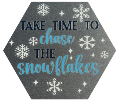 Take time to chase snowflakes